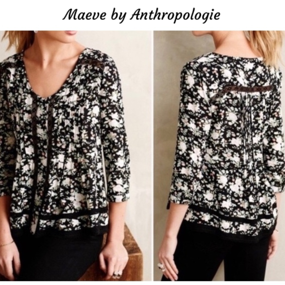 Maeve Floral Lace Blouse